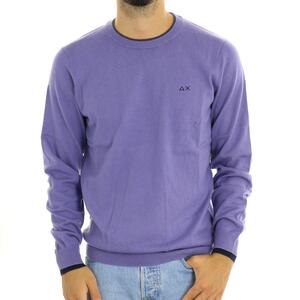 MAGLIA ROUND DOUBLE RIB LILLA